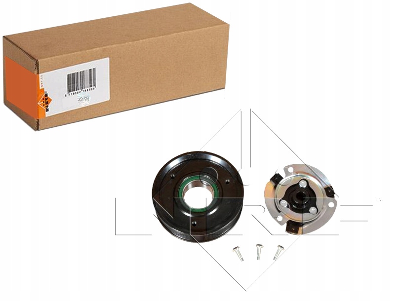 SPRZĘGŁO KOMPLETNE KOMPRESORA KLIMATYZACJI DELPHI CVC 12V 6 105MM