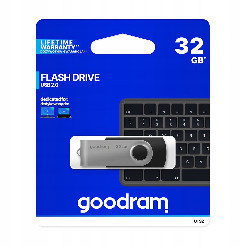

Goodram Pendrive Twister (32GB USB2.0) Czarny