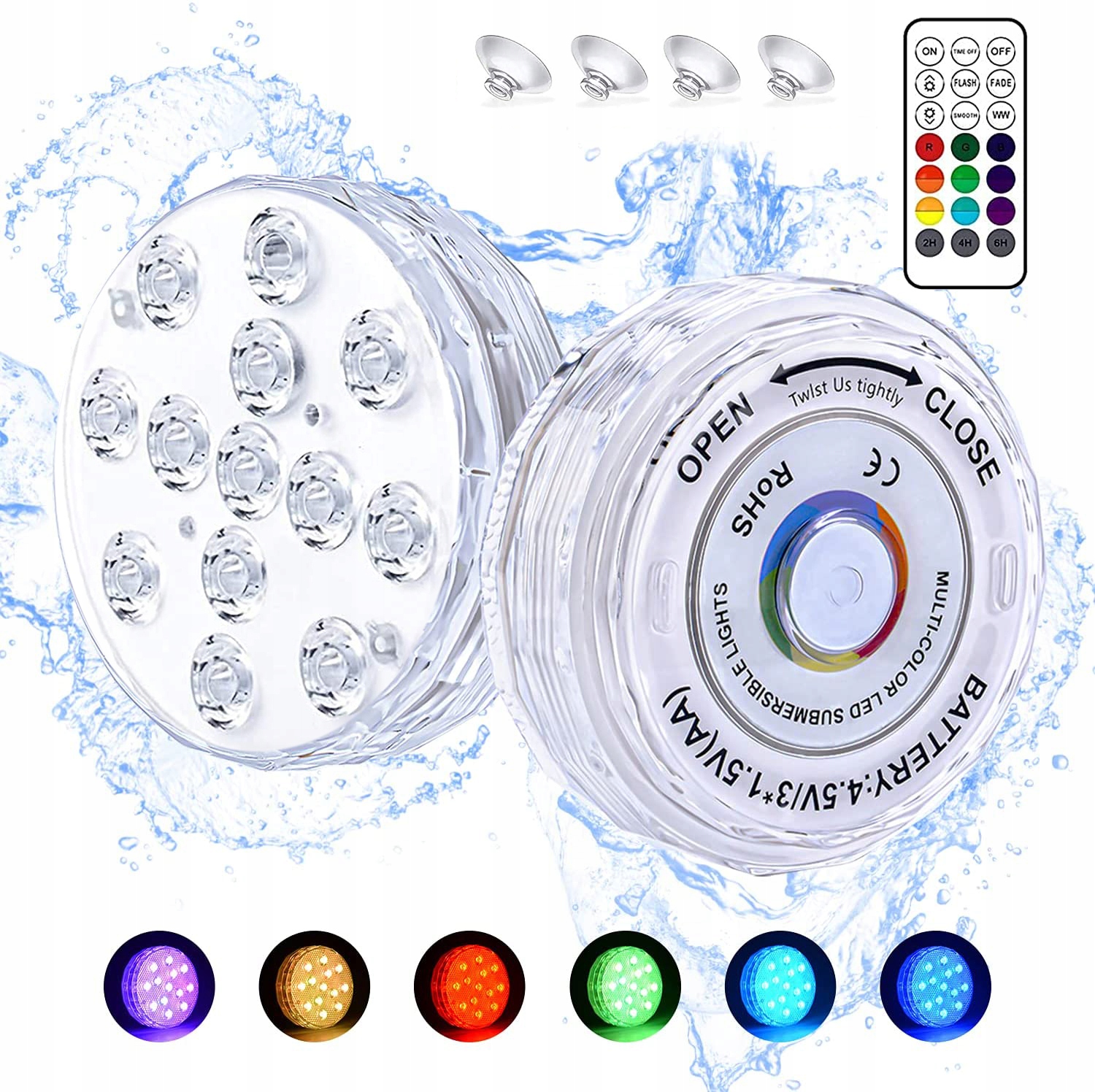 

2X Lampka Basenowa do Jacuzzi Bestway Lampa +pilot