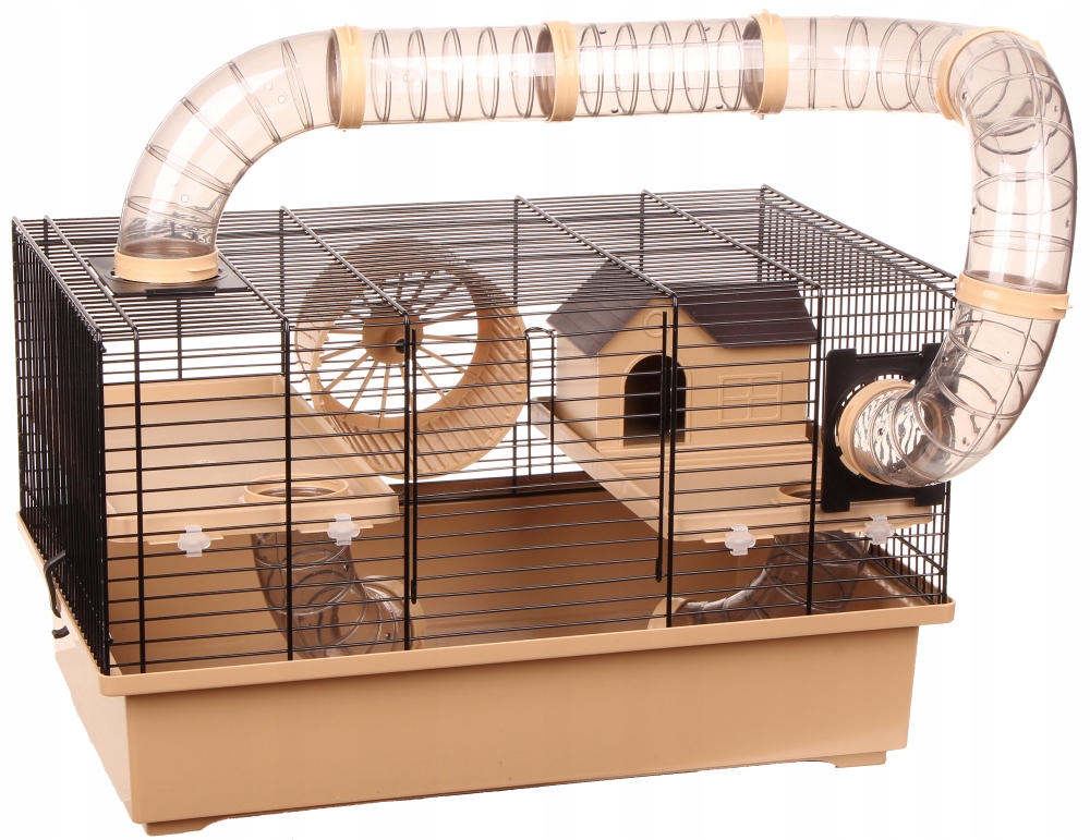 Klatka dla Chomika Gryzonia myszki Domek Tunel Kołowrotek jakość
