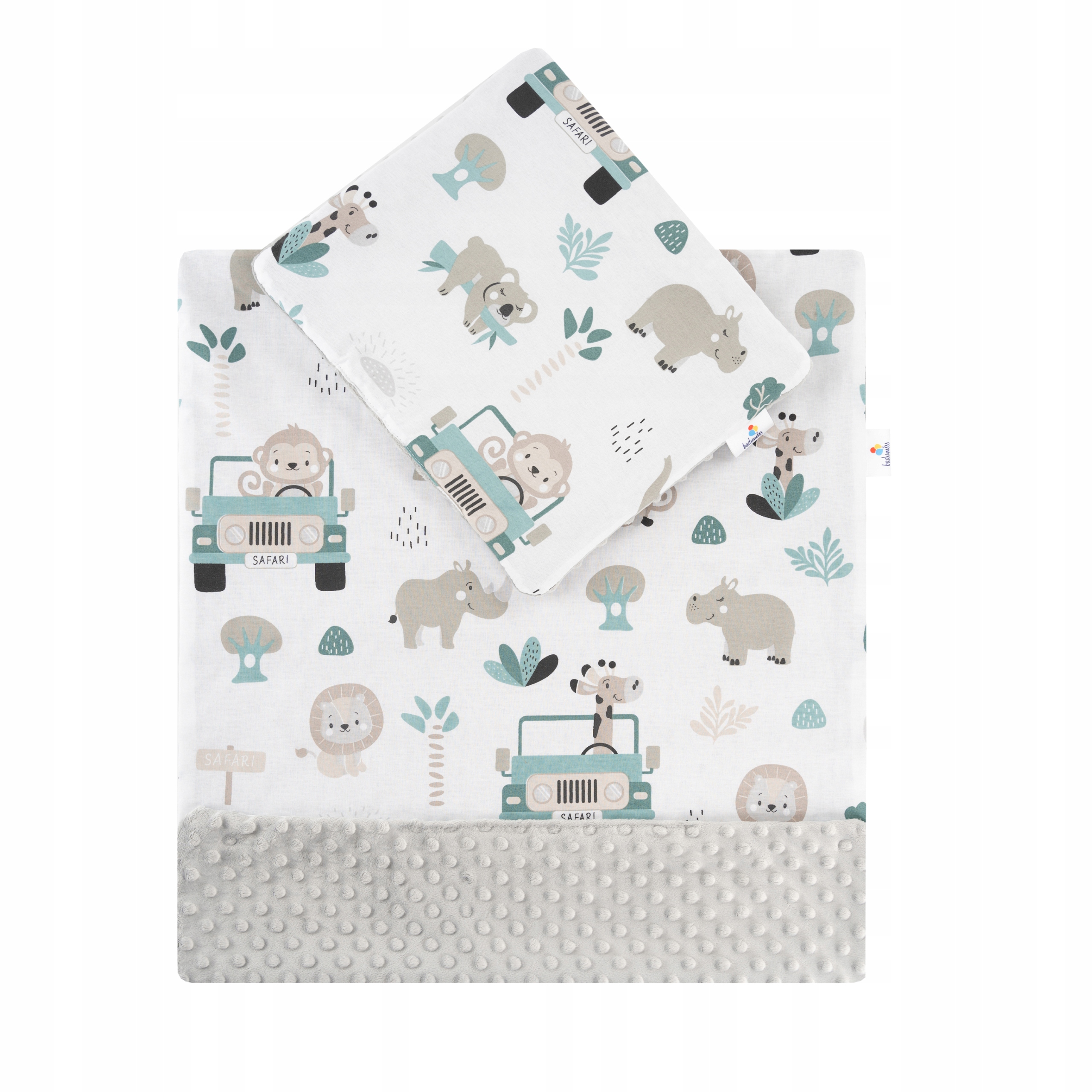 KOKON NIEMOWLĘCY GNIAZDO KOJEC BAWEŁNA MINKY ZESTAW 5 ELEMENTOWY DUŻY XXL Marka inna marka