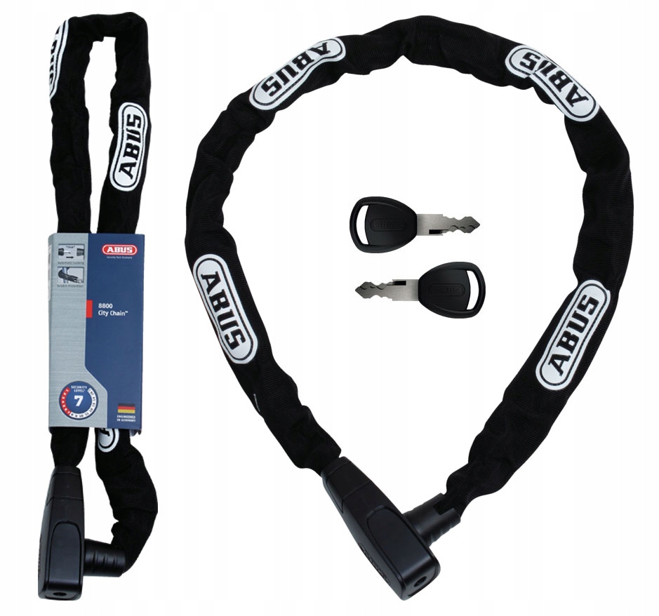 Abus Łańcuch rowerowy 8800/95 Bk 2.0 City Chain