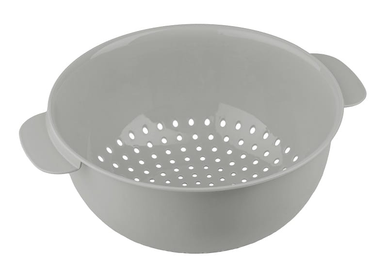 

Cedzak durszlak uszami Molly 23,5 cm szary plastik