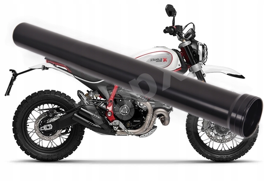 TopX Goleń Trubka laga tlumič Odpružení Ducati Scrambler 800 17+ 1 Ks