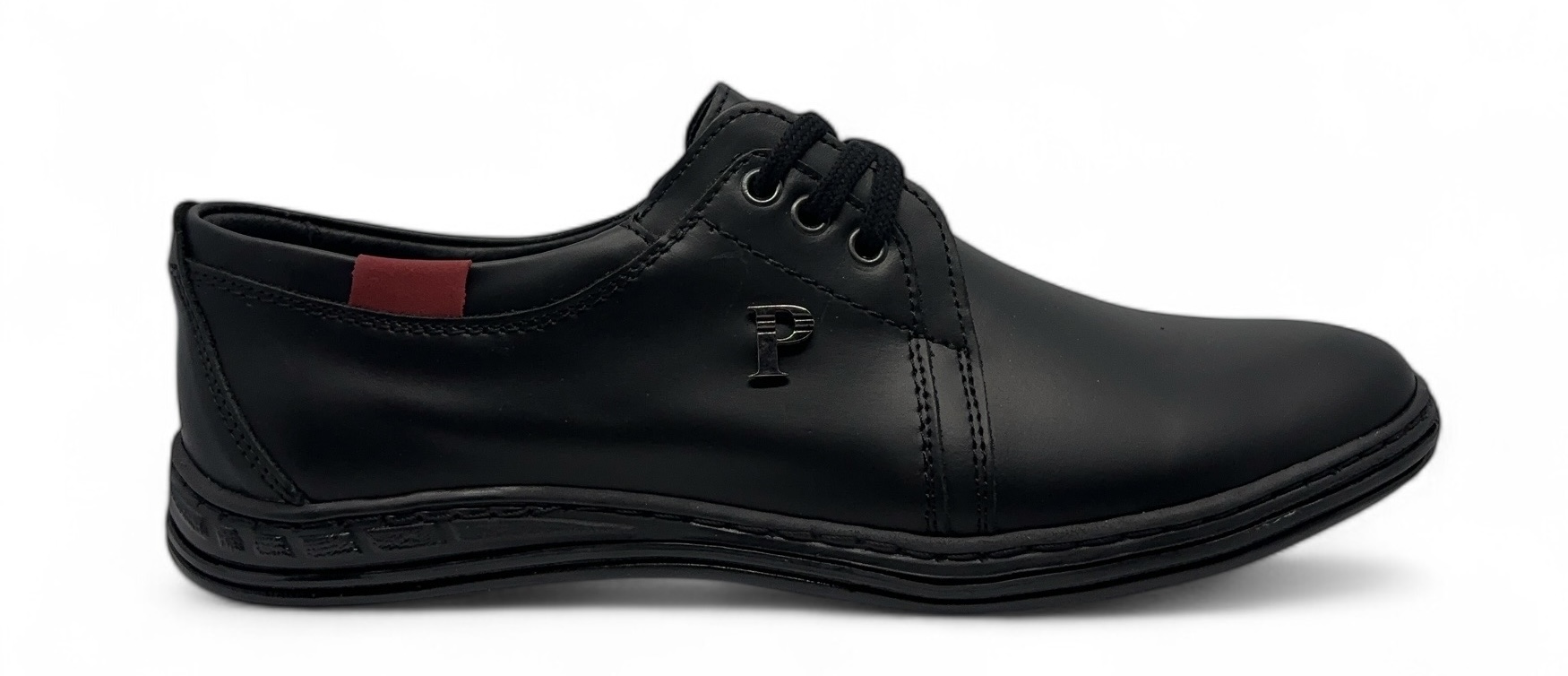 Kožené pánské polobotky Polbut model 343 Polbut velikost 42