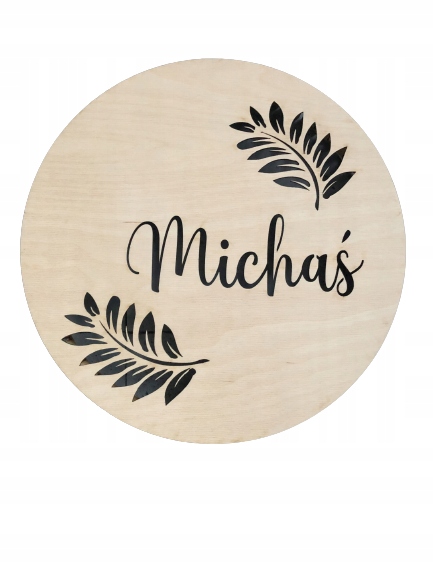 

Lampka nocna Led Z Imieniem Na Baterie 30cm Biała