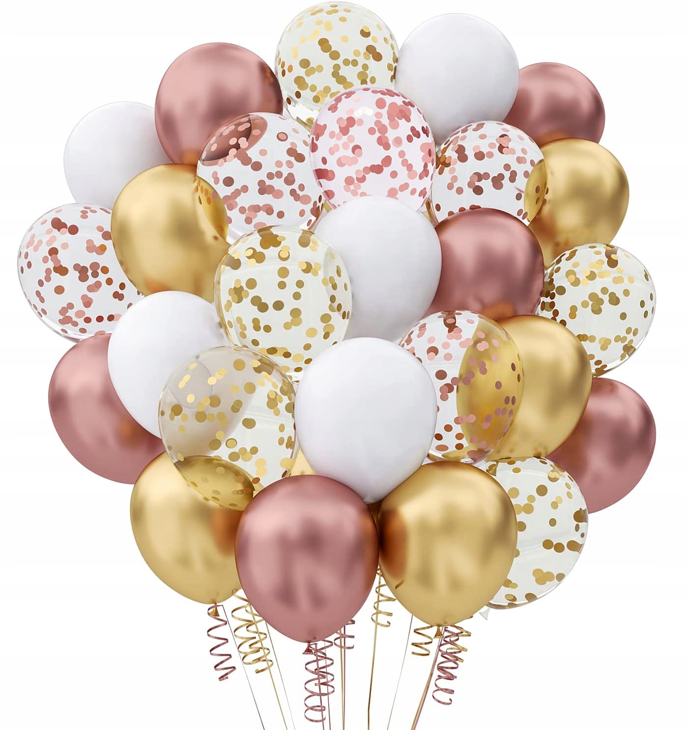 

Balony z Konfetti Piękne Duże Błyszczące 25szt