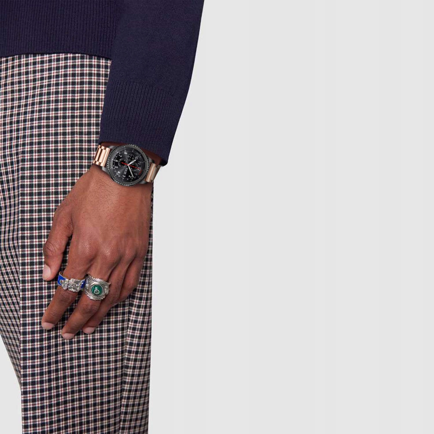 EXOGUARD BRANSOLETA PASEK GEAR S3/GALAXY WATCH 46 Kolor złoty