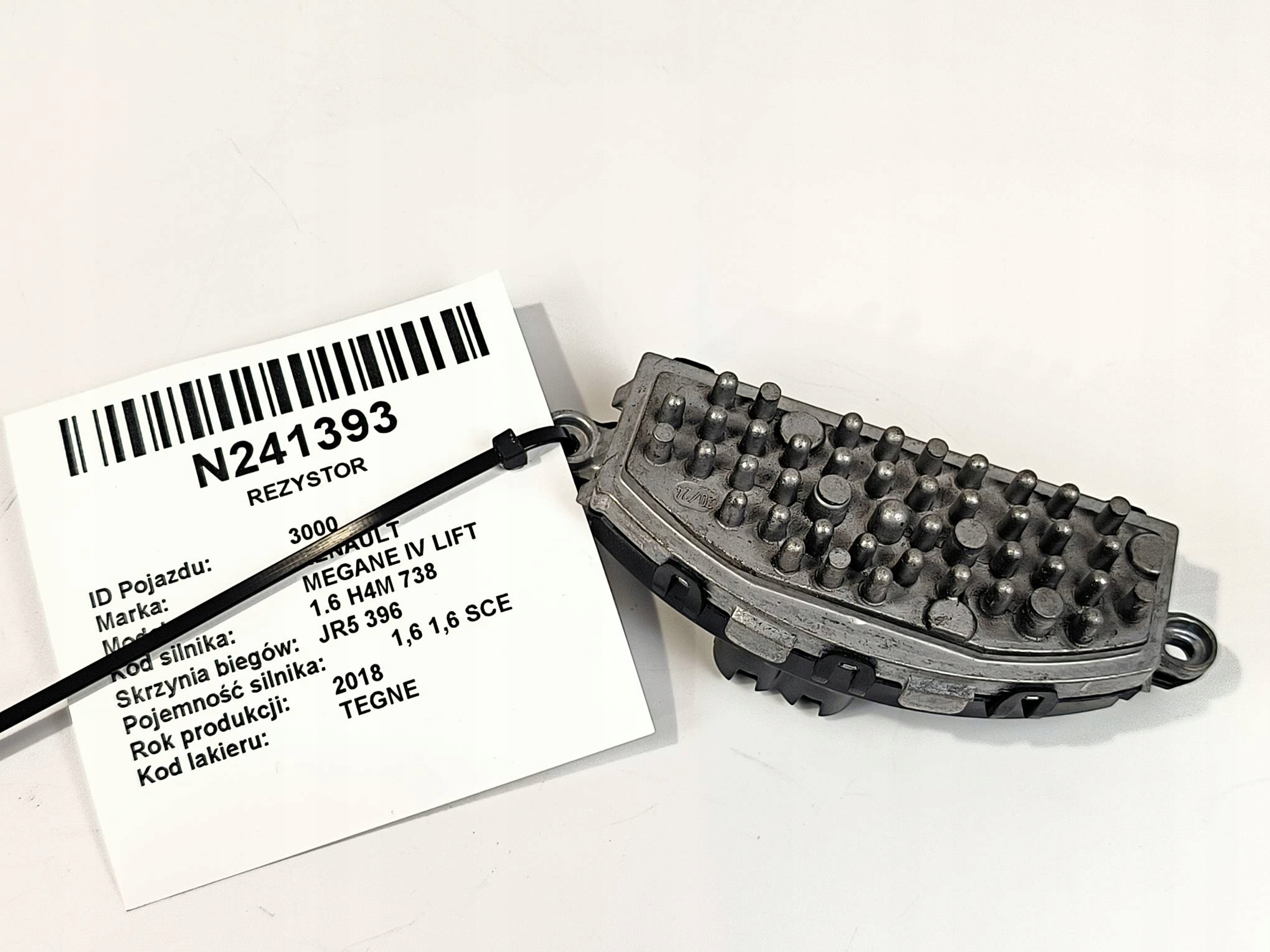 resistor, rheostat, regulator T954061-B RENAULT MEGANE IV LIFT