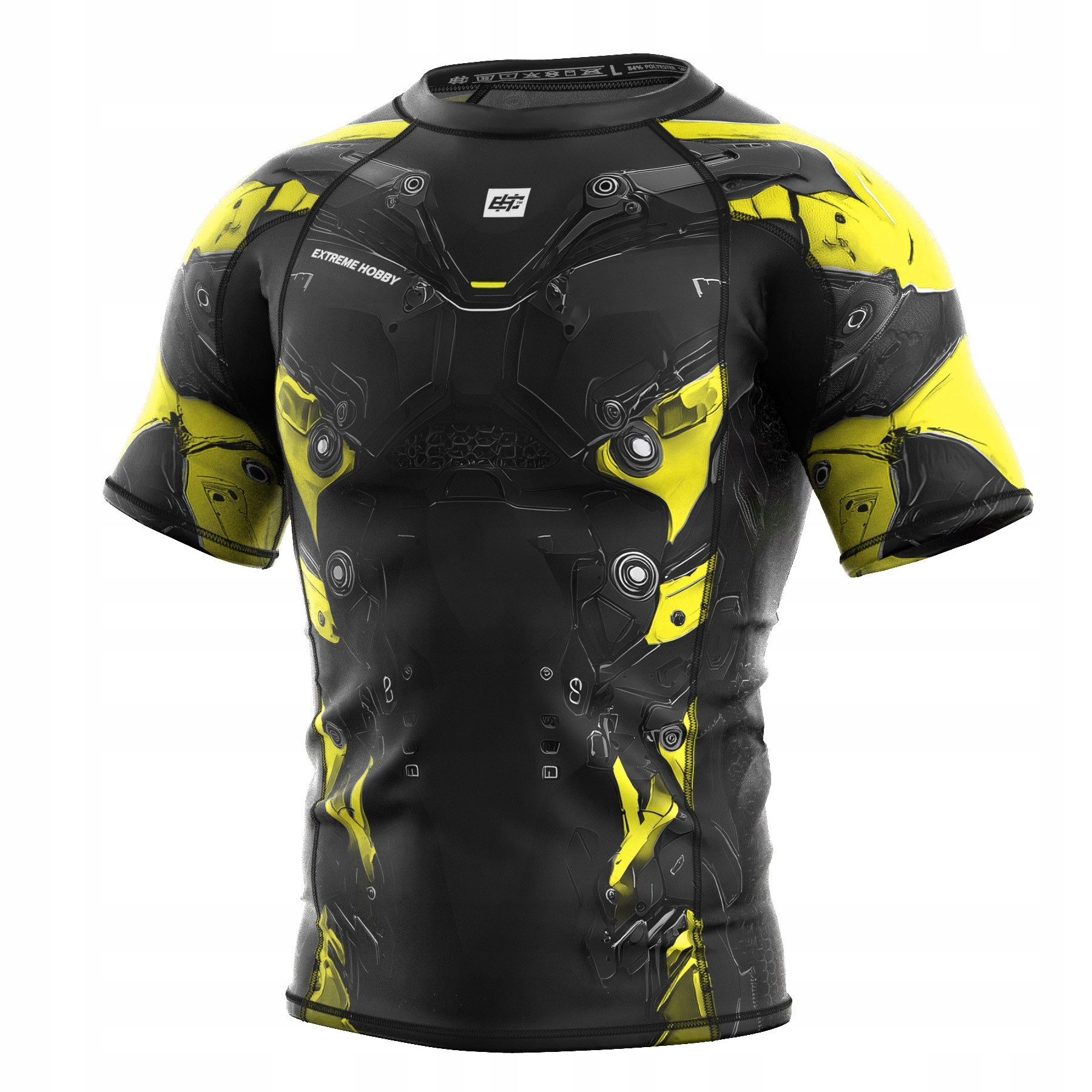 Pánský Rashguard Extreme Hobby s krátkým rukávem pro Mma Bjj Iron Force L
