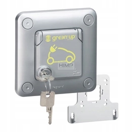 Soliroc Zásuvka 2P+Z uzamykateľná na kľúč Green'UP