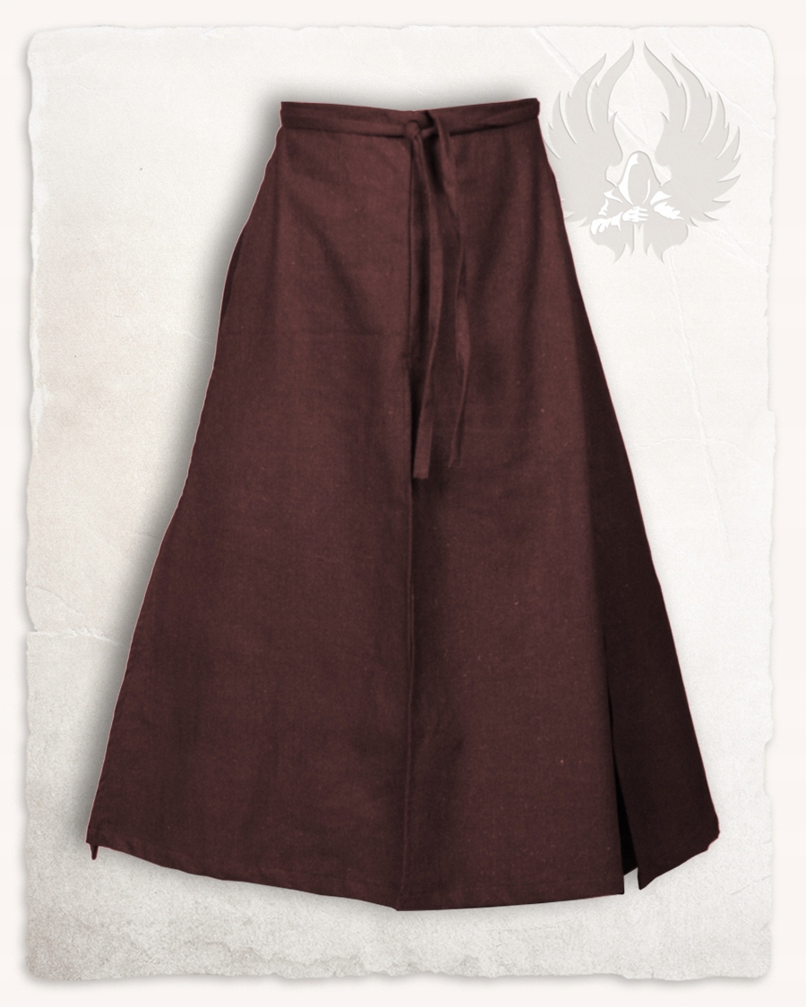 Plátěná Sukně Hnědá L-XL Larp