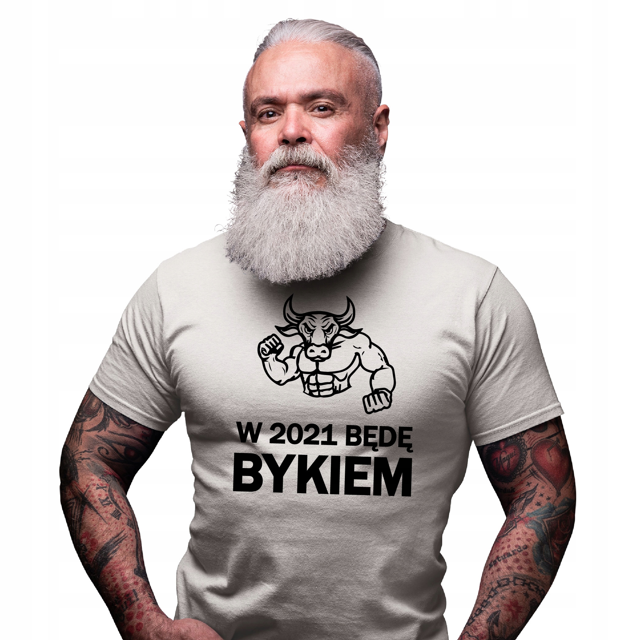 

Koszulka Na Siłownie W 2021 Będę Bykiem Na Trening