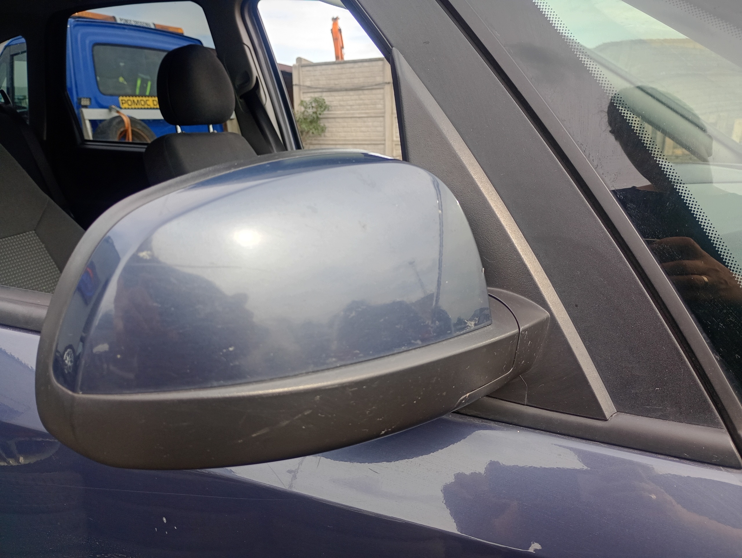 mirror right manually Opel Meriva A FL 06-10 kod lakieru Z168