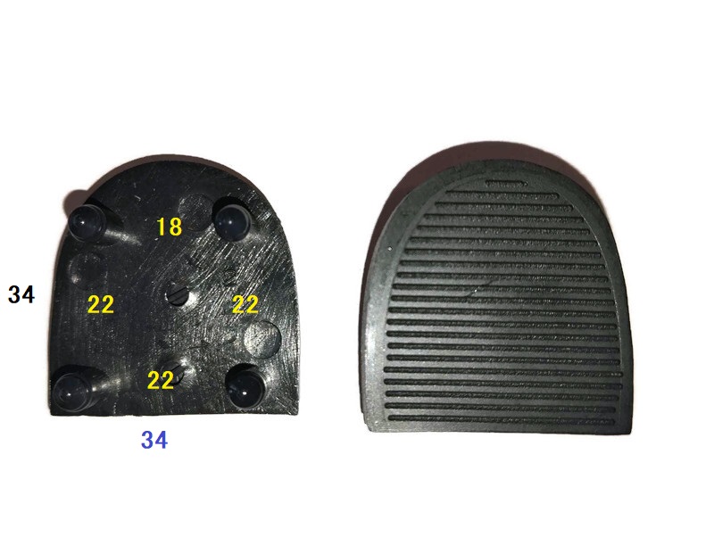 FLEKI FLECZKI znajdż potrzebny flek !!! 4 bolczyki 34x34 CZARNY 7088 Marka inna