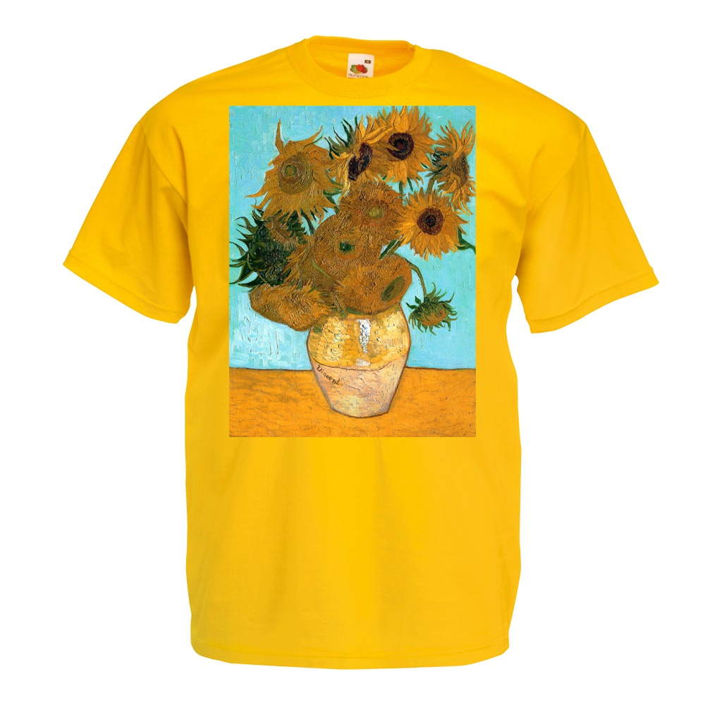 

Koszulka z nadrukiem Van Gogh słoneczniki XXL
