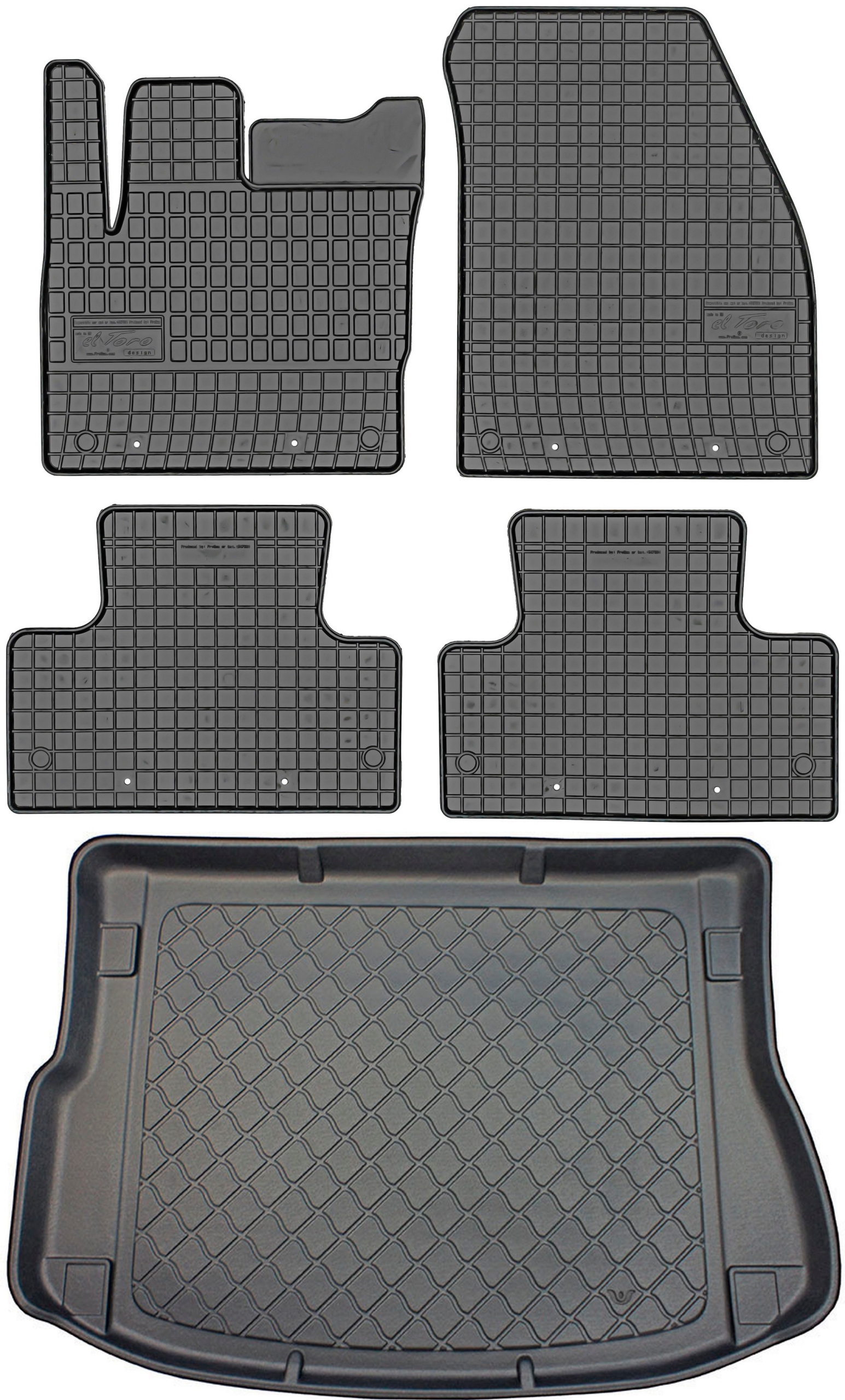 Range Rover Evoque L538 2011-2019 Koberce s rohožou