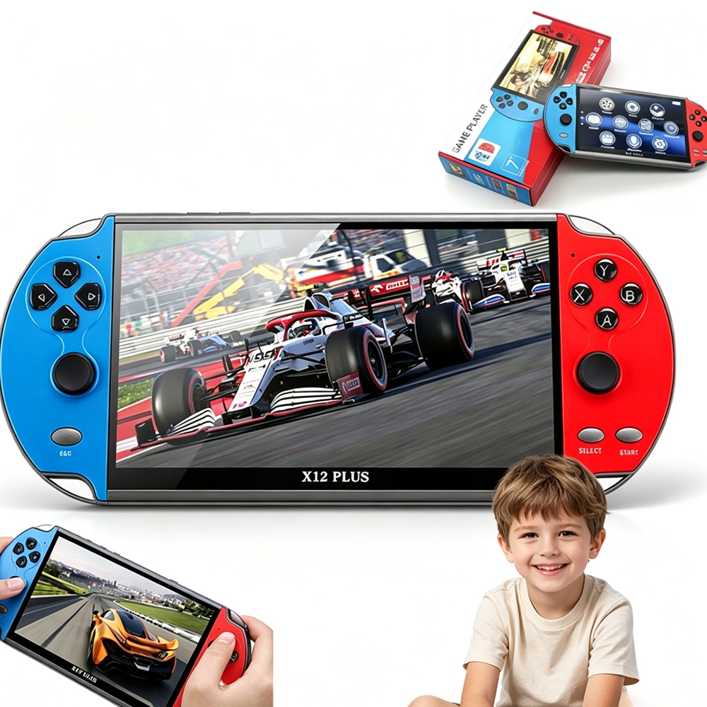 Mini Konsola Retro 2700 Gier 16GB Pamięć 7 Calowy Ekran Przenośna