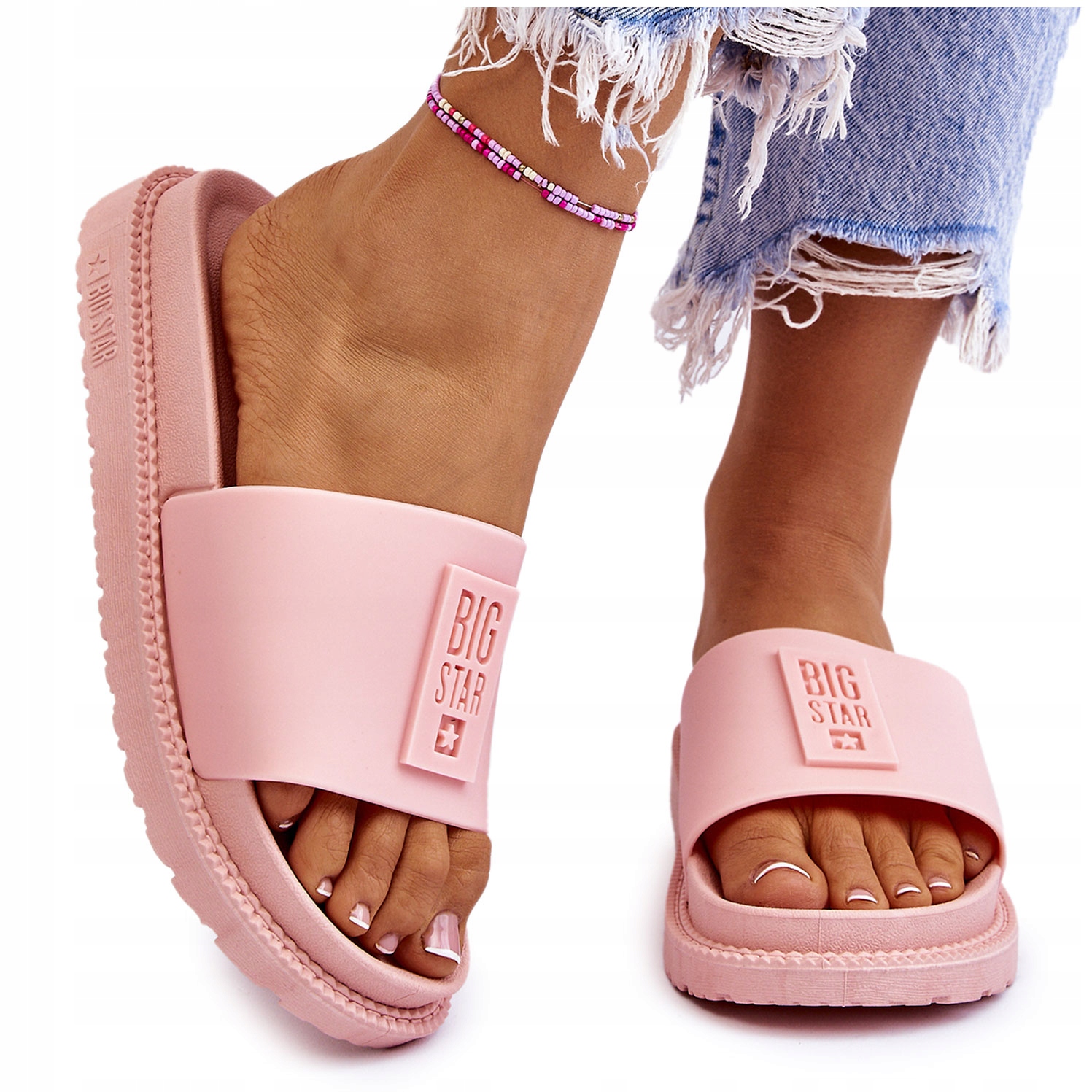 DAMSKIE KLAPKI BIG STAR LL274425 RÓŻ 41