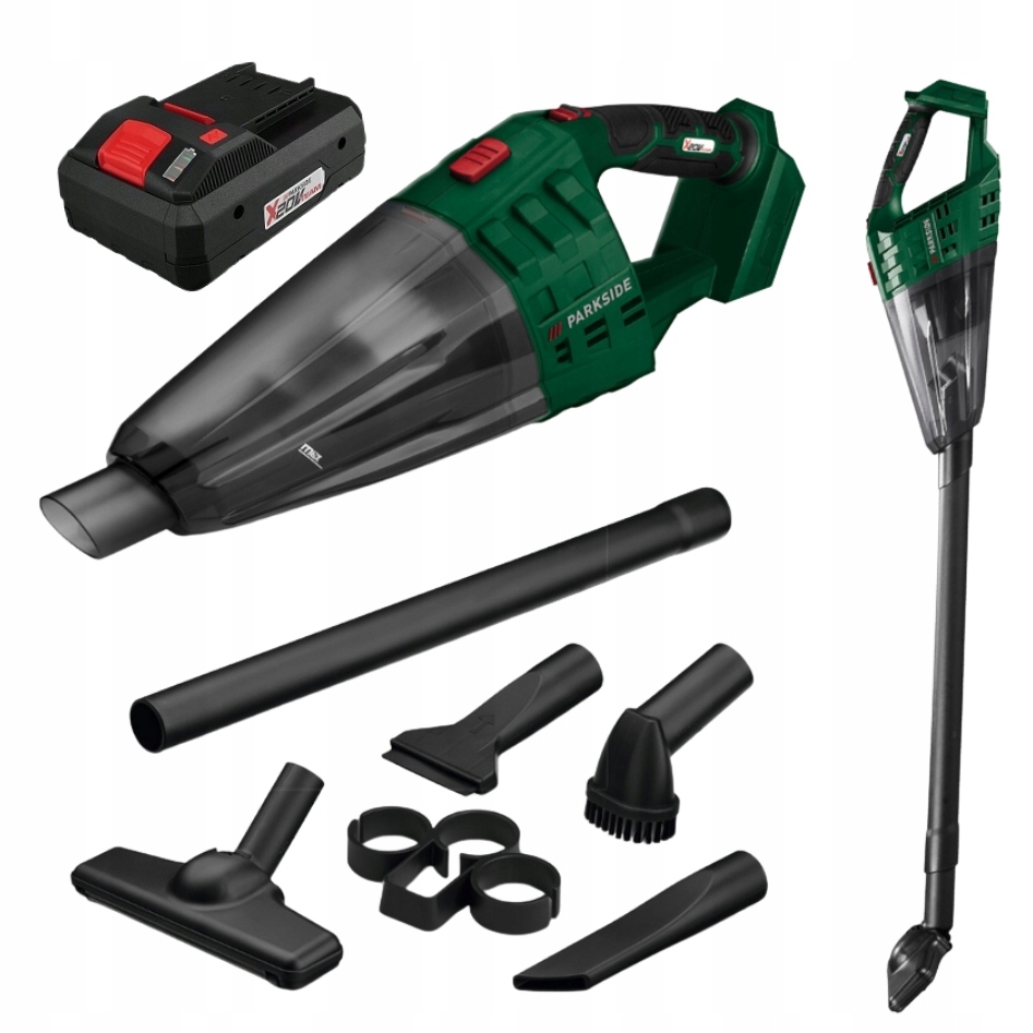 Bezprzewodowy odkurzacz Akumulatorowy Parkside 20 V akumulator 4 Ah smart