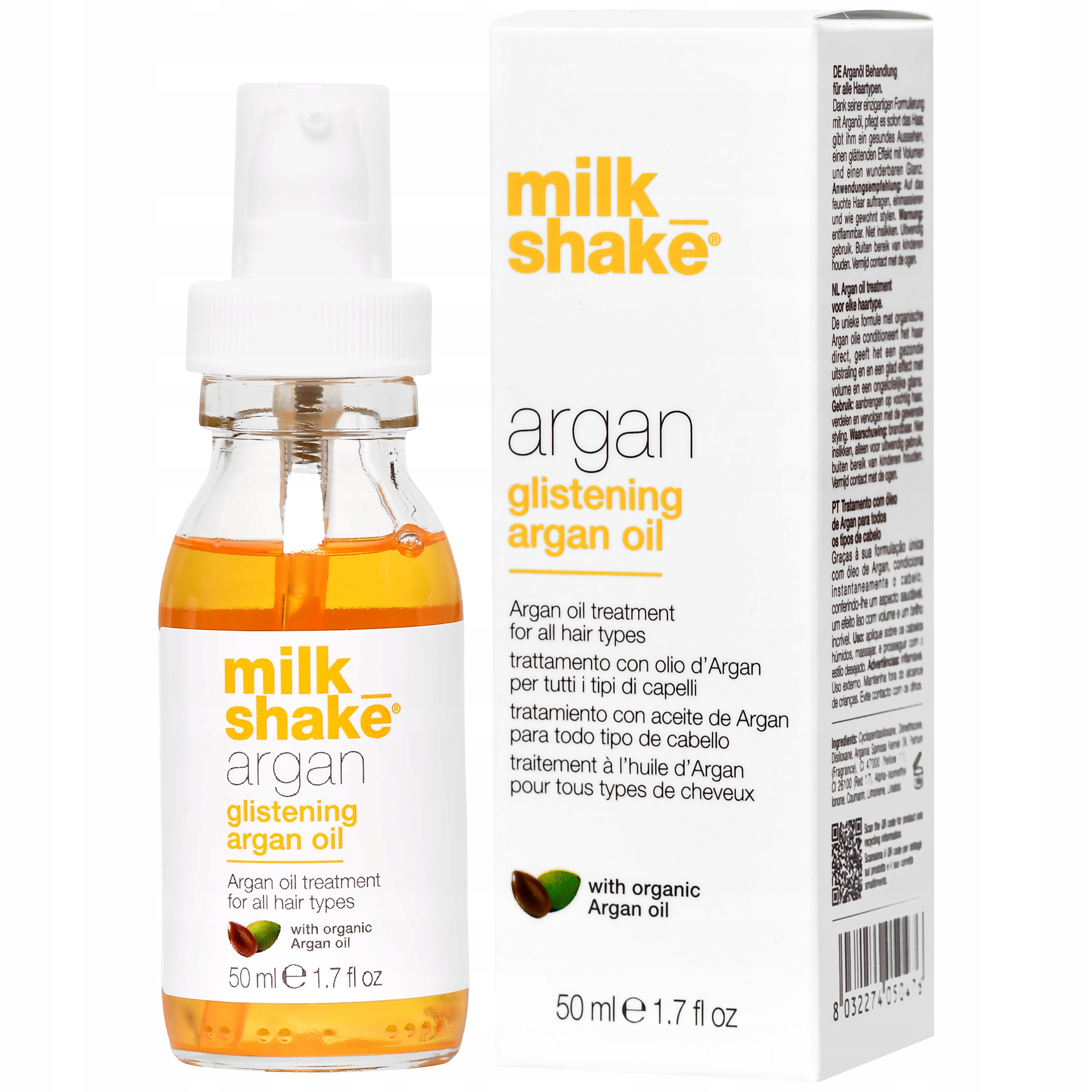 Milk shake arganový olej pro hydrataci vlasů 50 ml