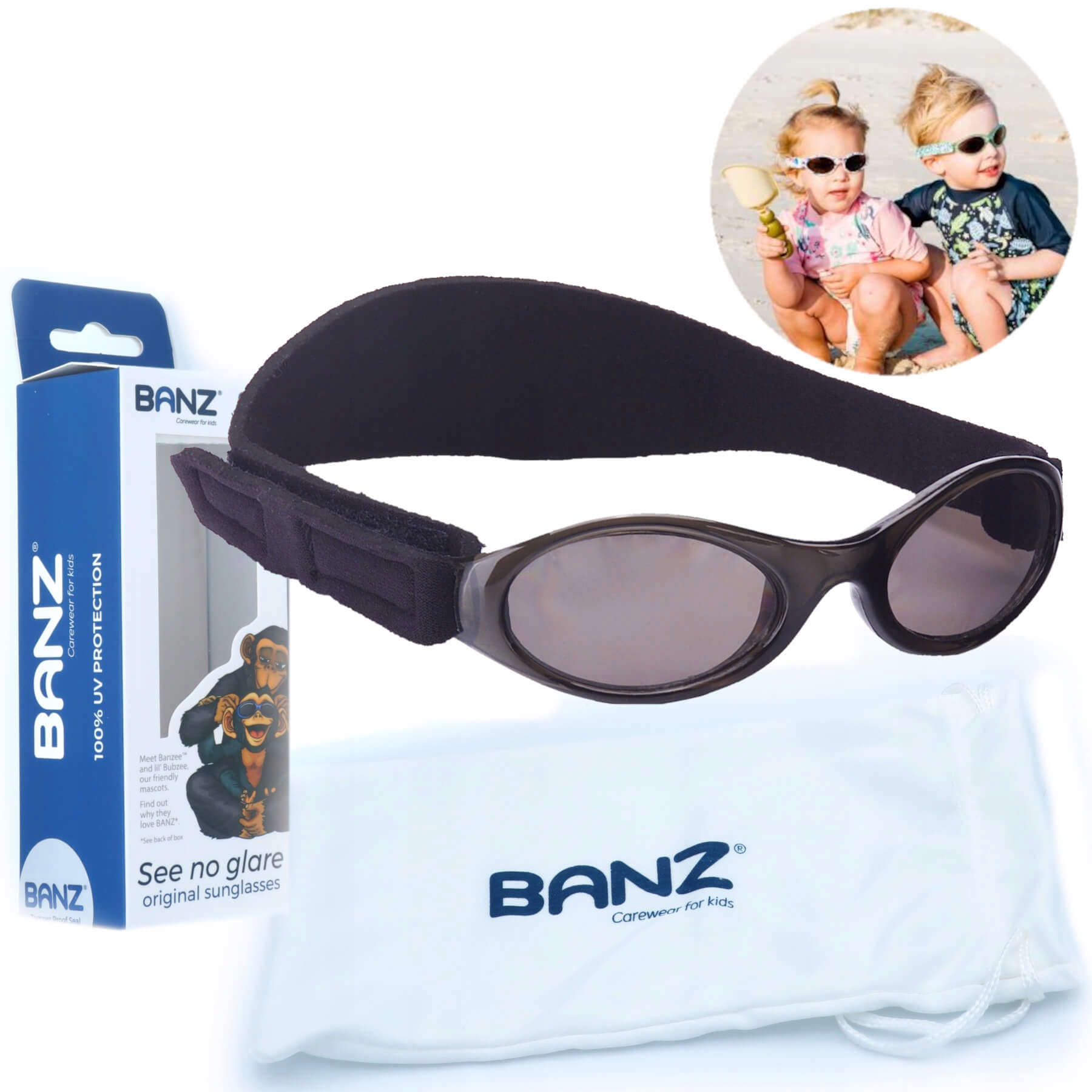 

Okulary przeciwsłoneczne dzieci 0-2lat UV400 Banz