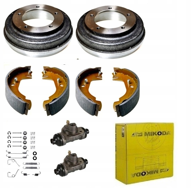 Bubny čelisti válce Ford Transit 1991-2000 kola 14'' Sada 254 mm