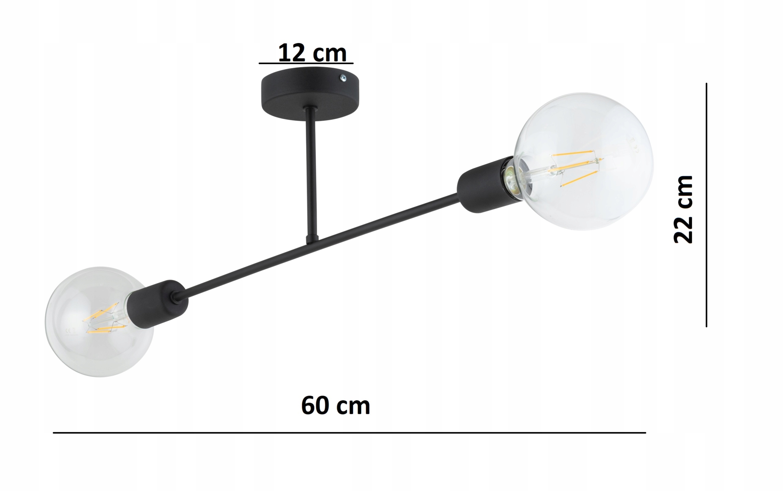 LAMPA SUFITOWA PLAFON ŻYRANDOL LOFT EDISON LED Marka Light