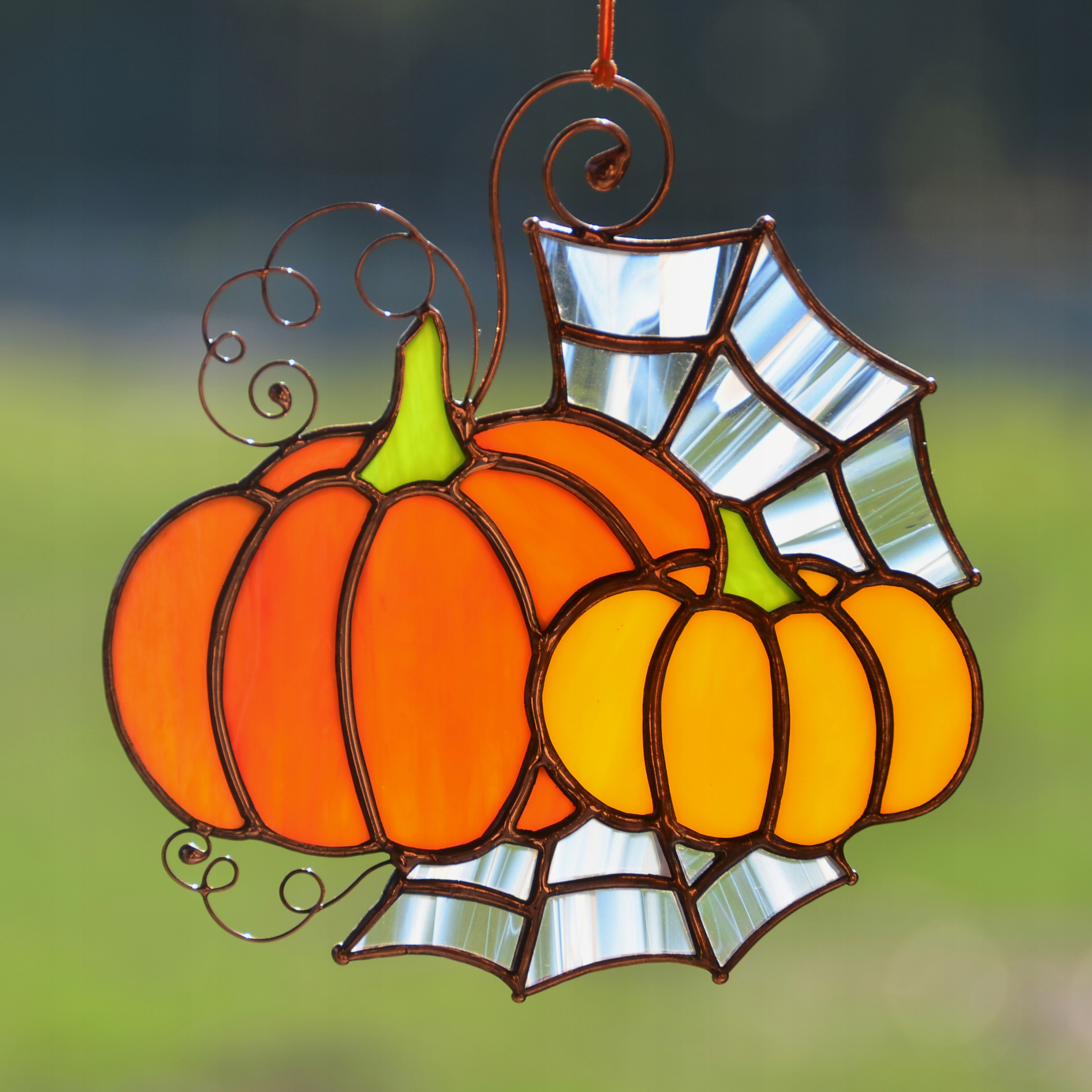 Podzimní vitrážový decor Tiffany