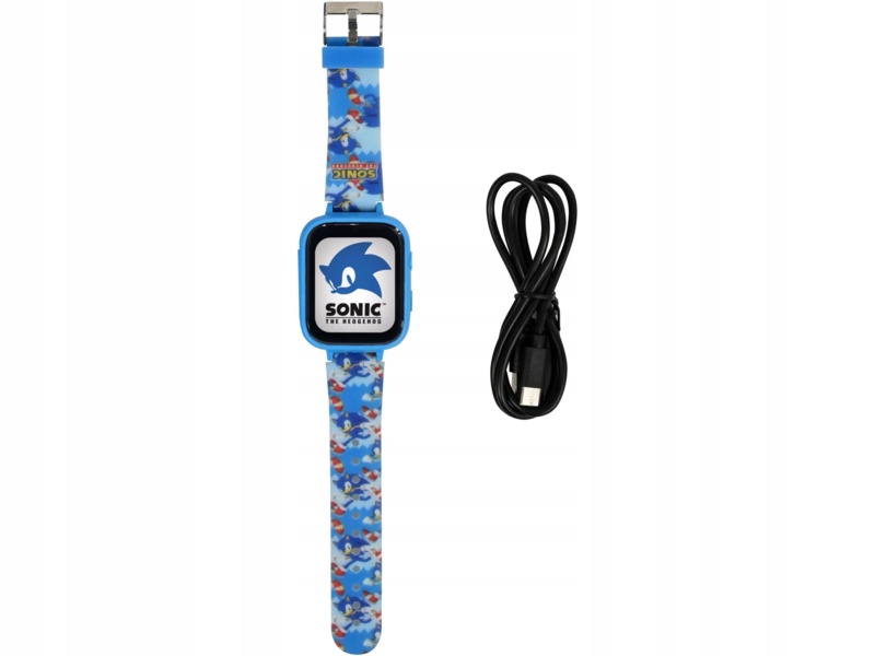 Zegarek cyfrowy z kamerą Sonic The Hedgehog z kartą pamięci 8 Gb.