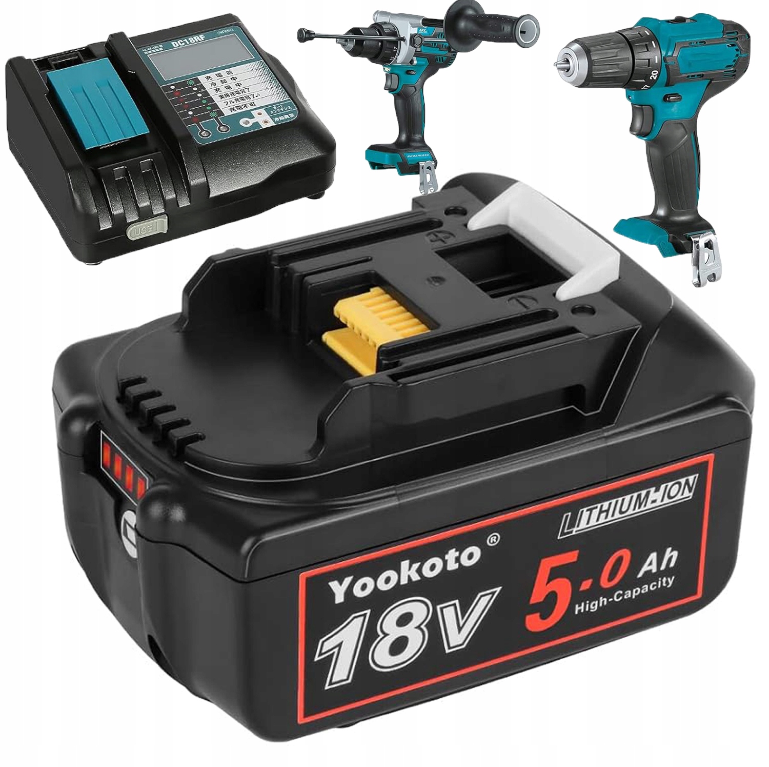 Vyměnitelná Baterie, Kompatibilní S Mk BL1860B BL1850