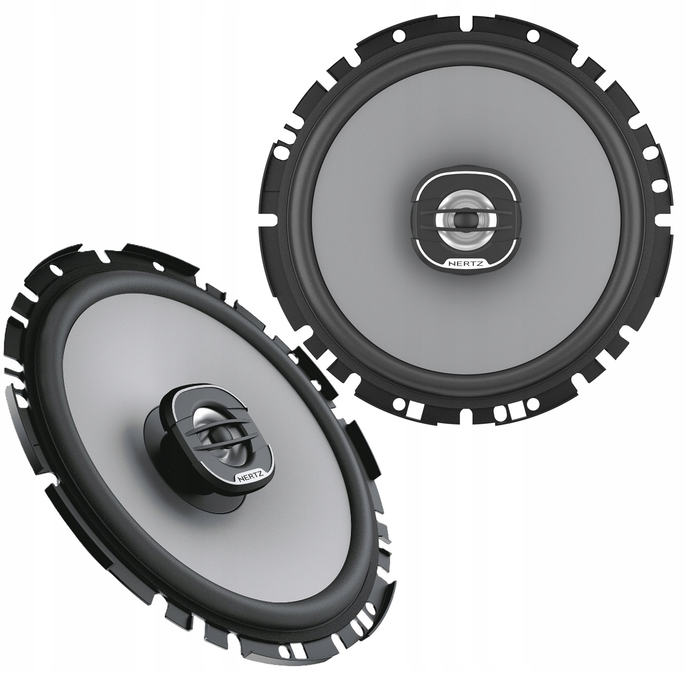 Głośniki Hertz Uno X 170 17cm 2-Drożne 200W Pod Same Radio Mocny Bass Slim