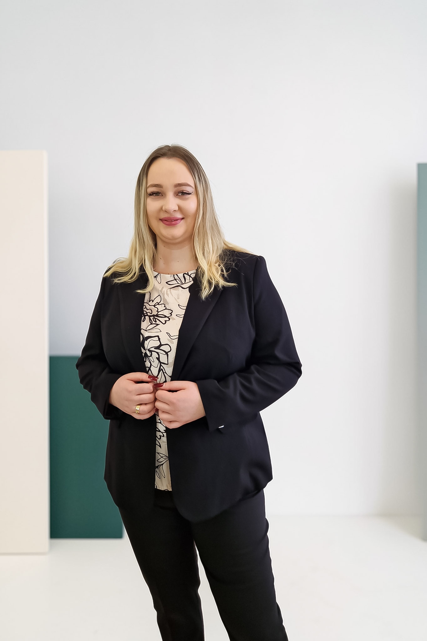 Elegantní Sako Hladká Dámská Černá 40