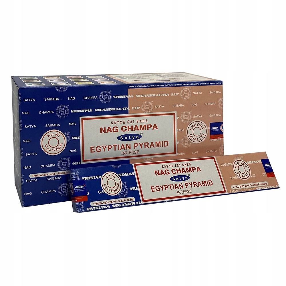 

Kadzidełka Satya Combo Nag Champa Egyptian Pyram