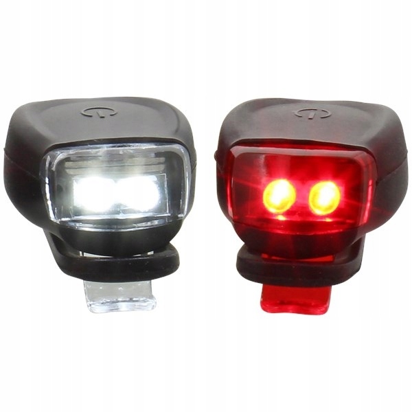 OŚWIETLENIE ROWEROWE LAMPKI DO ROWERU PRZÓD + TYŁ Marka Walfort