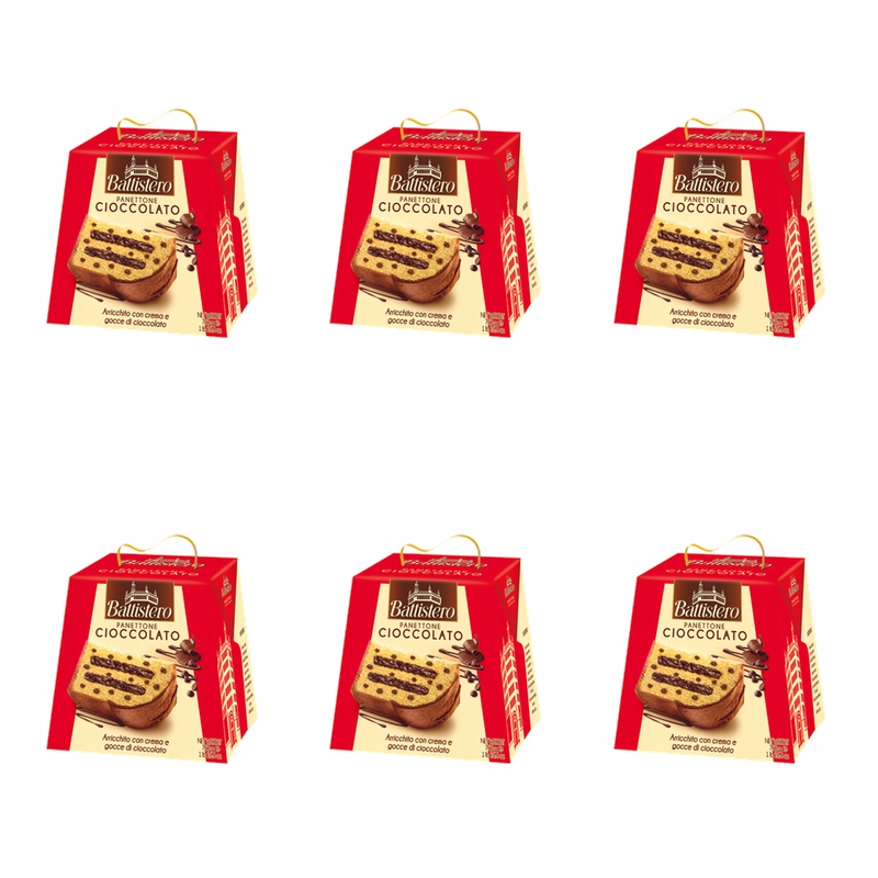 Battistero Panettone dvojitě čokoládové 750 g X6