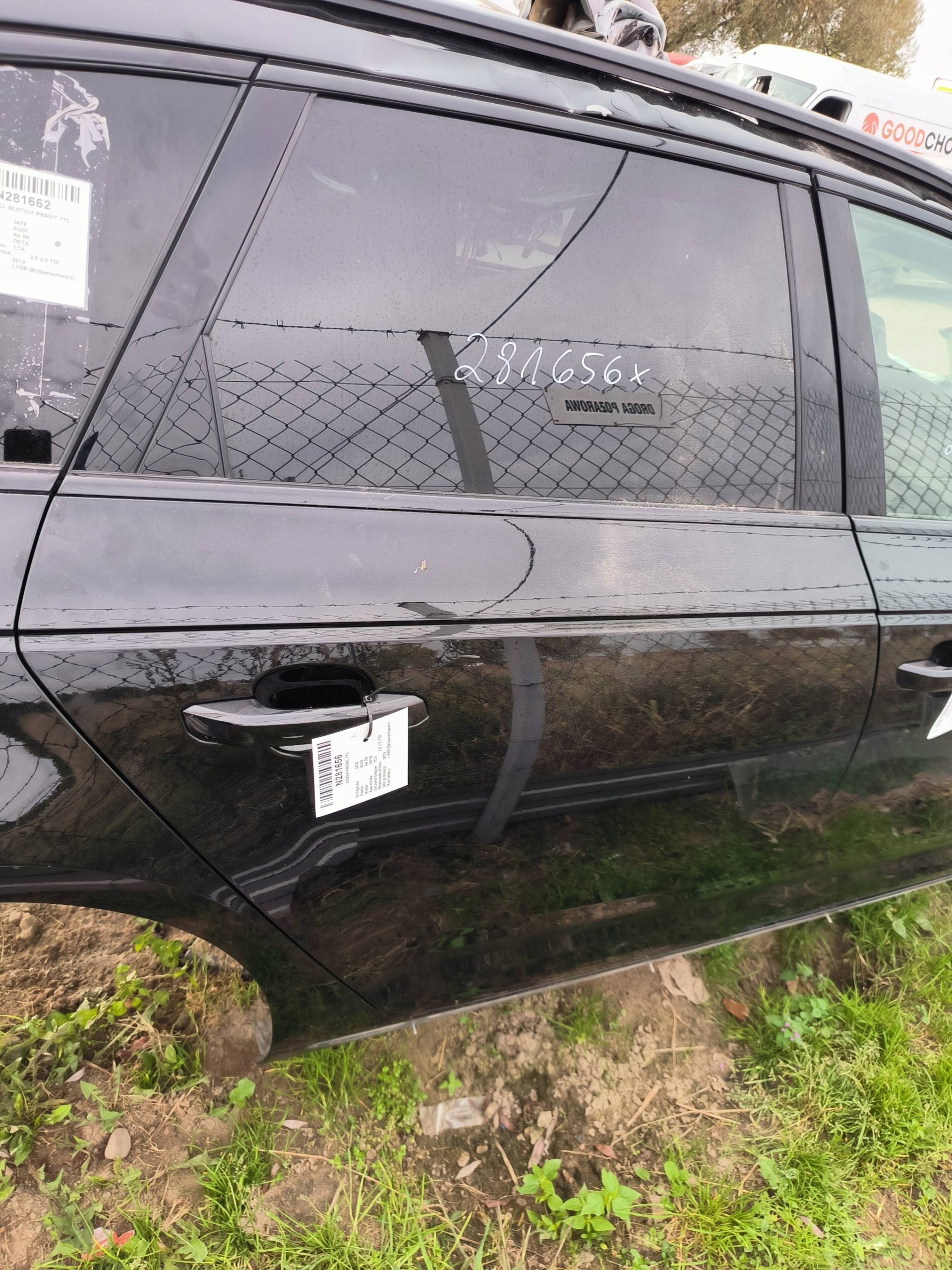 tür rechts heck LY9B KOMBI AUDI A4 B9