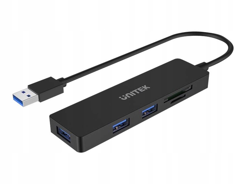 UNITEK Hub USB-C 3 x USB 3.1 Gen 1 SD microSD