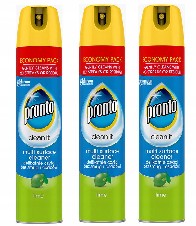 

Pronto Original Lime Spray Przeciw Kurzowi 3x300ml