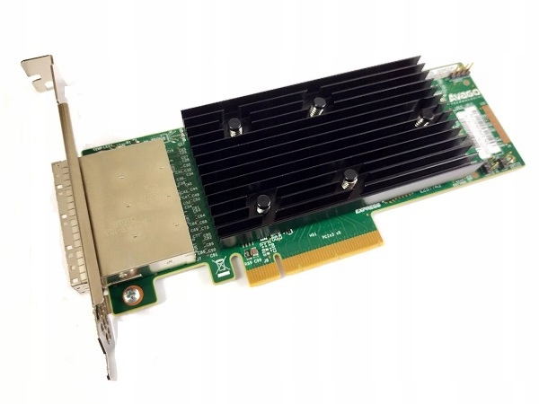Broadcom LSI HBA SAS 9305-16e 16x 12Gb/s miniSAS (4x SFF-8644),