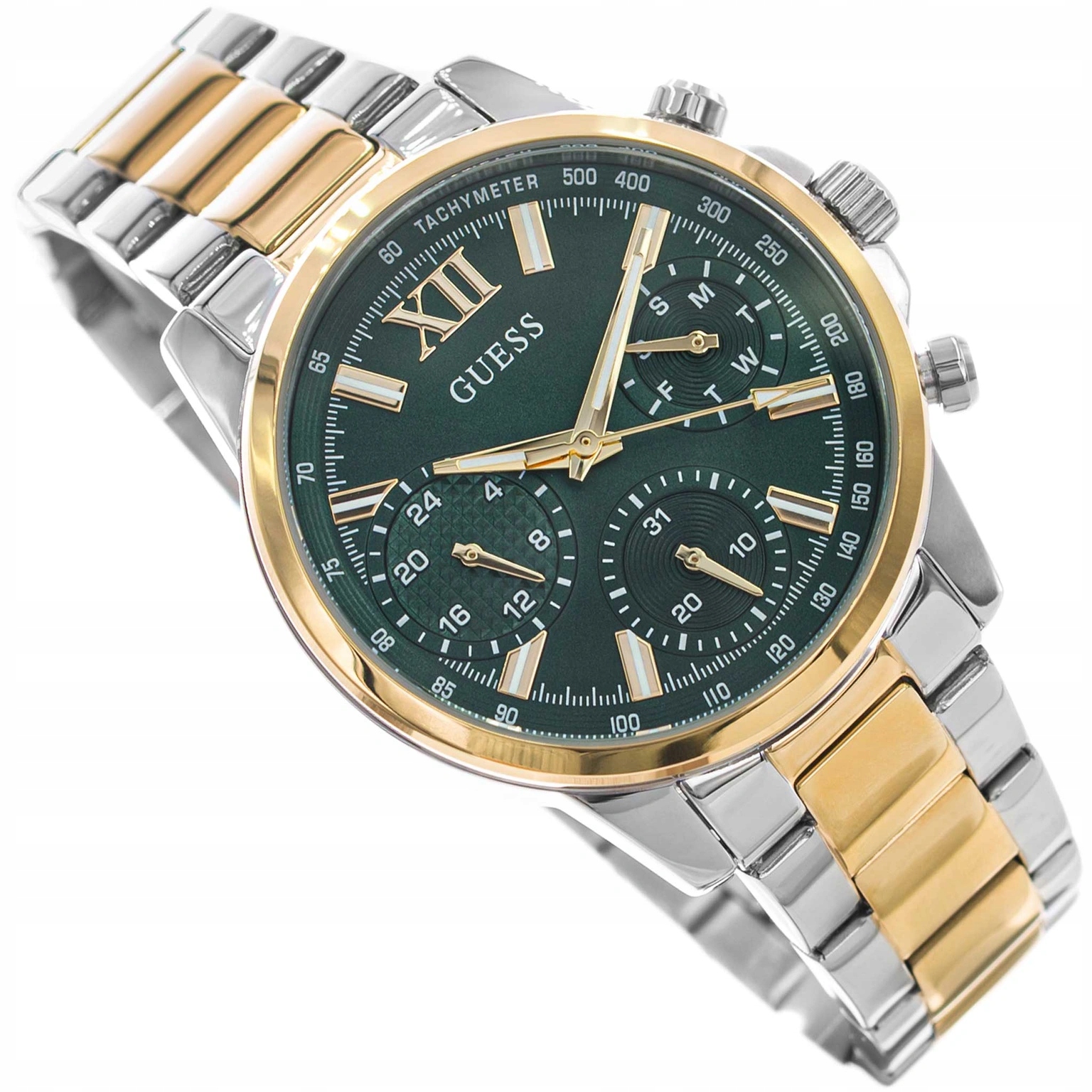 Dámské Hodinky Guess GW0933L7 Bailey Stříbrno-zlaté Na Náramku