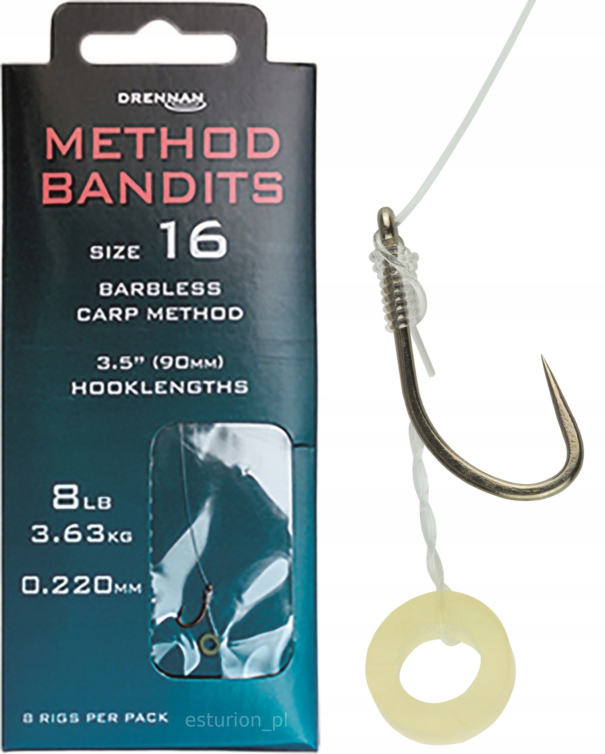 Przypony Method #8/9cm Drennan bandit carp method
