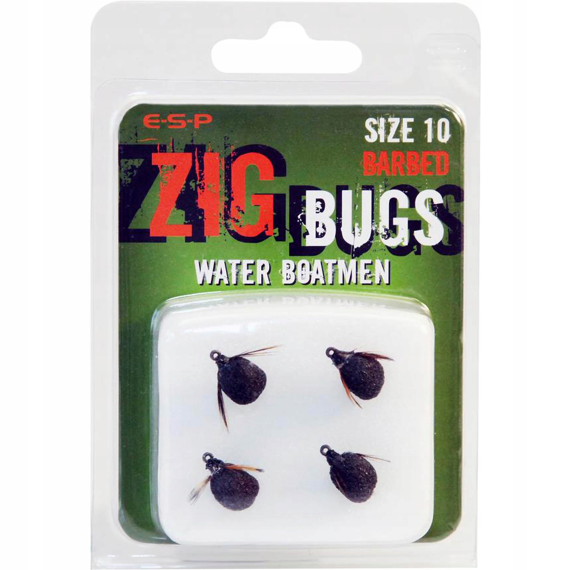 Haczyki Z Przynętą Sztuczną Esp Zig Bug Water Boatmen Barbed 10