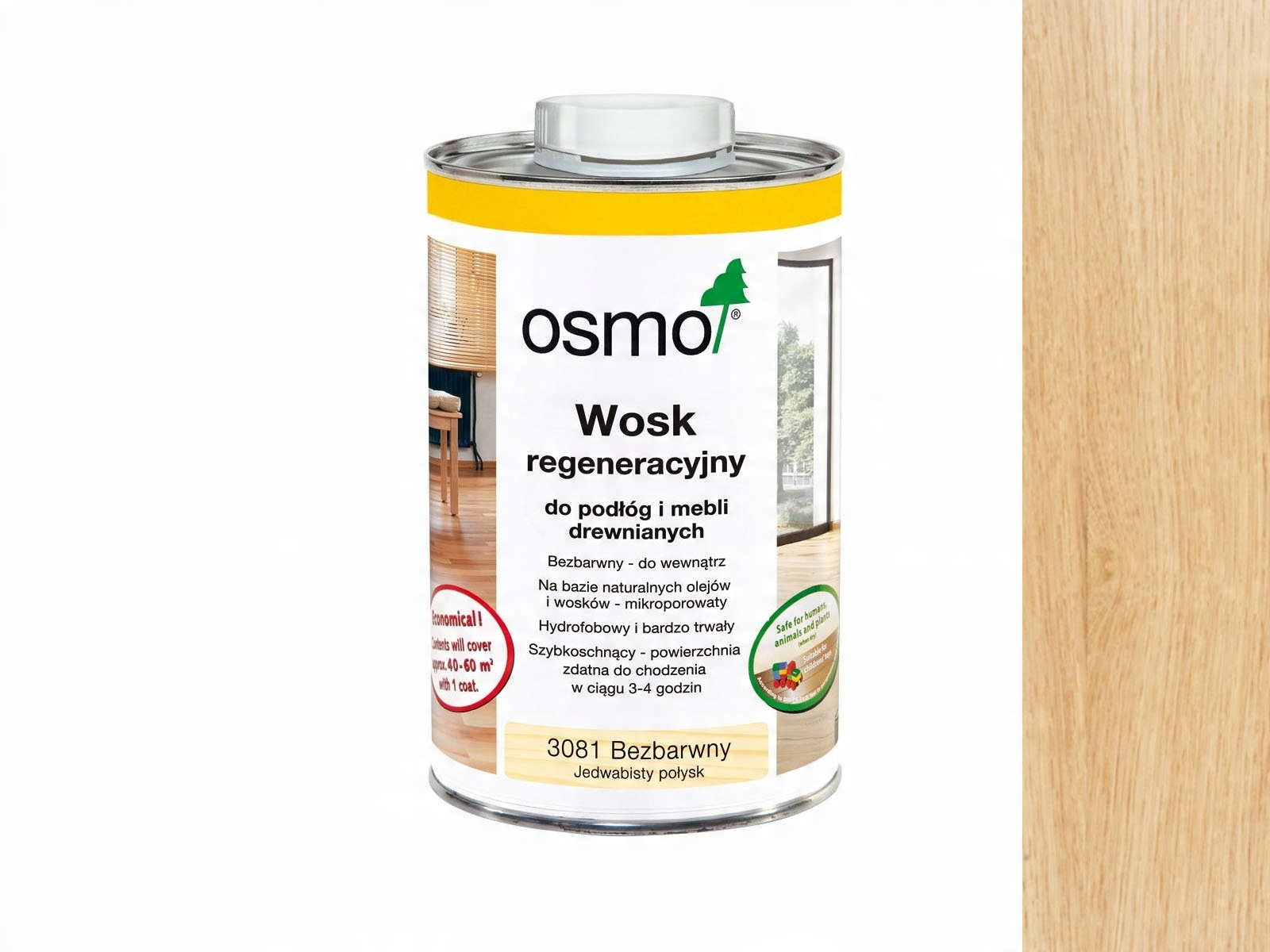 

Osmo Wosk Regeneracyjny Bezbarwny Półmat 3098 1L