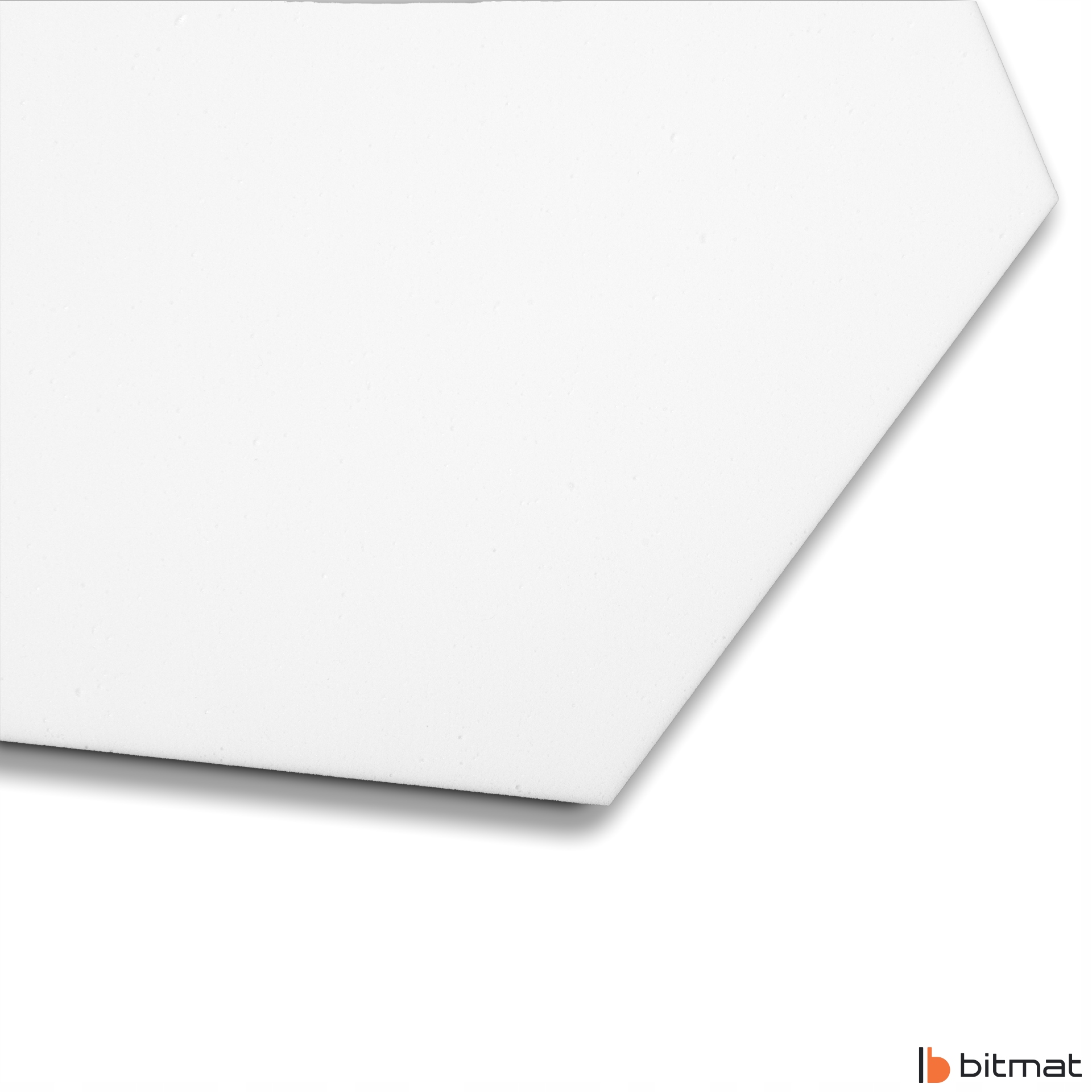 Panele akustyczne SZEŚCIOKĄT ścienny dekoracyjna redukcja echo pogłos 2cm Faktura płaska