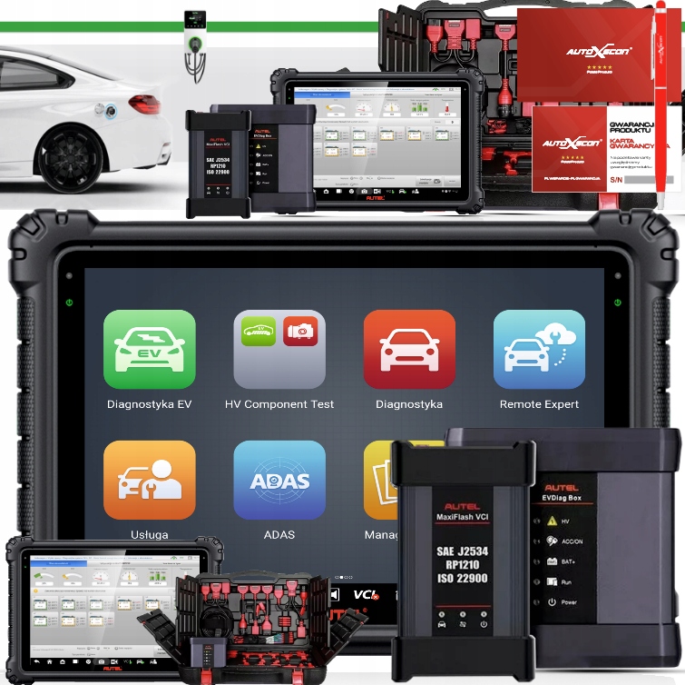 Kompletná Diagnostika Elektrických VOZIDIEL+MS909