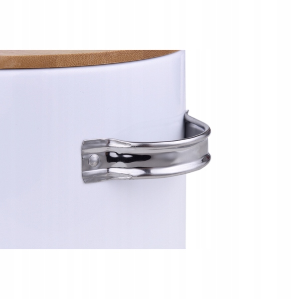 Chlebak pojemnik na chleb biały bambusowy LAGUIOLE Linia Chlebak retro