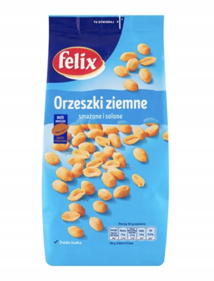 felix pražené arašídy 800 g