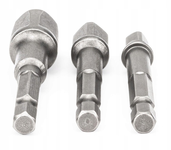ZESTAW ADAPTERÓW HEX ADAPTERY DO WKRĘTARKI NASADKI Kod producenta Powermat PM-ZADB-3T