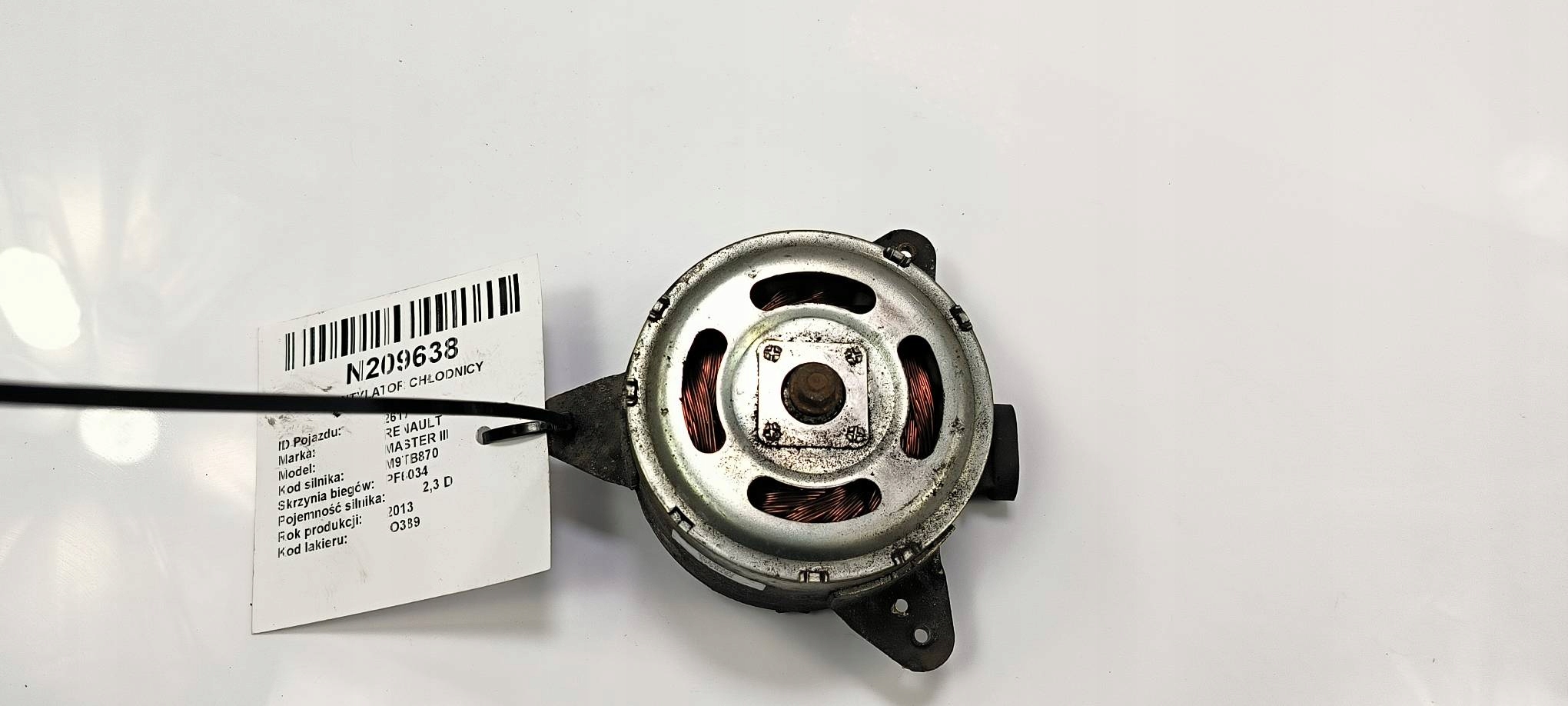radiator fan RENAULT MASTER III